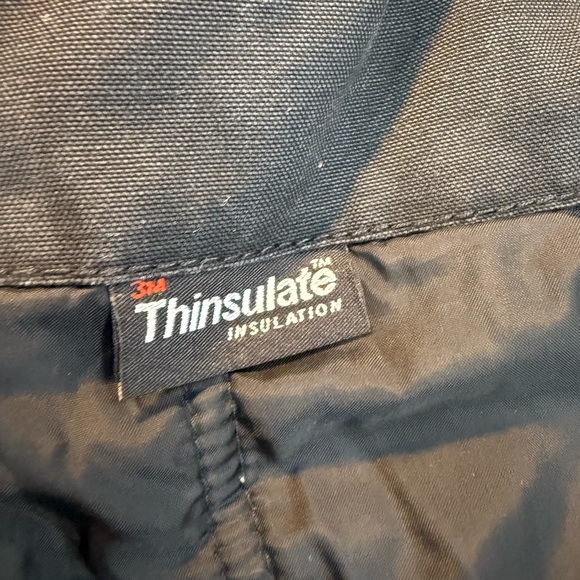 Vintage Carhartt Jacket Men’s  Large Black Bomber Rugged Hunting Fishing - Picture 16 of 16